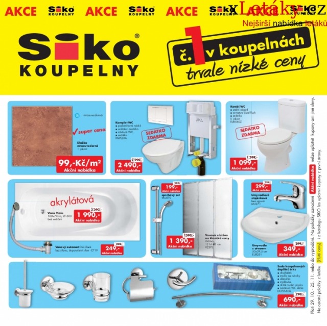 Koupelny Siko katalog, strana 1