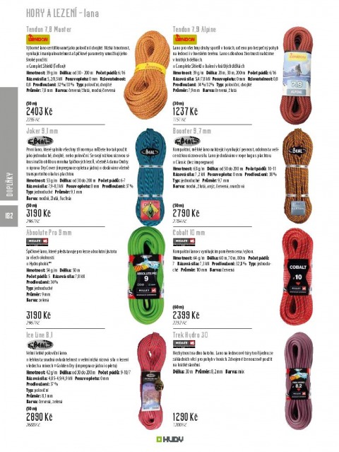 Hudy sport katalog, strana 182