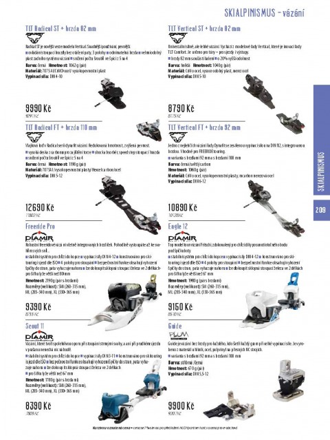 Hudy sport katalog, strana 209