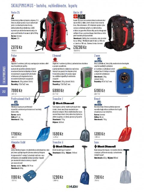 Hudy sport katalog, strana 212