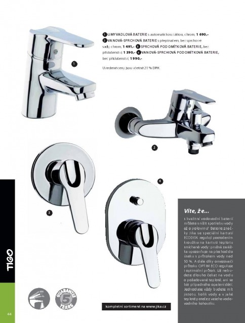 Koupelny Jika katalog, strana 43