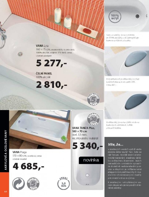 Koupelny Jika katalog, strana 63