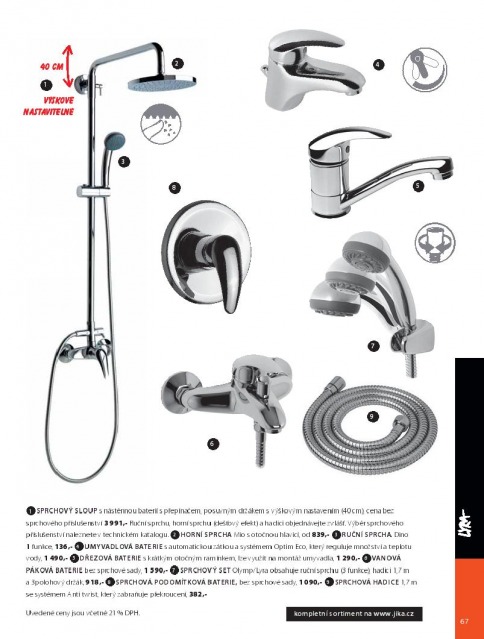 Koupelny Jika katalog, strana 66