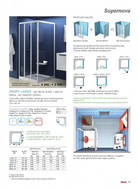 Koupelny Ravak katalog, strana 49