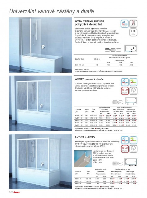 Koupelny Ravak katalog, strana 175 Koupelny Ravak katalog, strana 175
