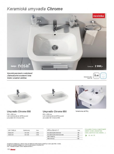 Koupelny Ravak katalog, strana 185
