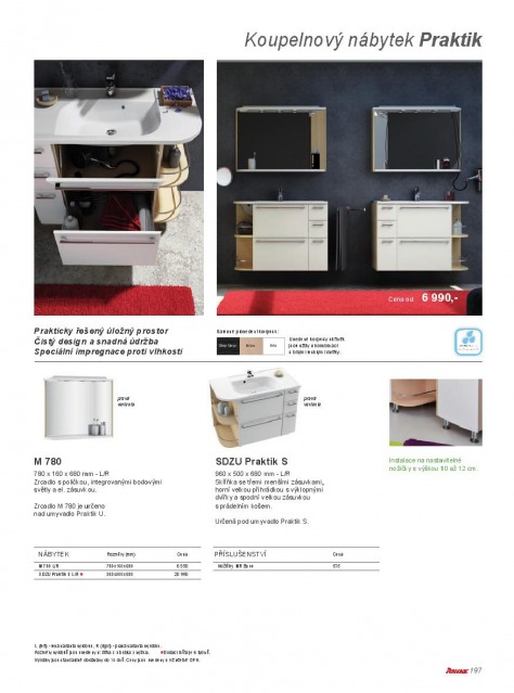 Koupelny Ravak katalog, strana 196