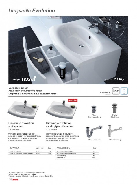 Koupelny Ravak katalog, strana 197