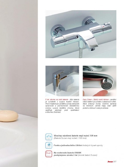 Koupelny Ravak katalog, strana 206